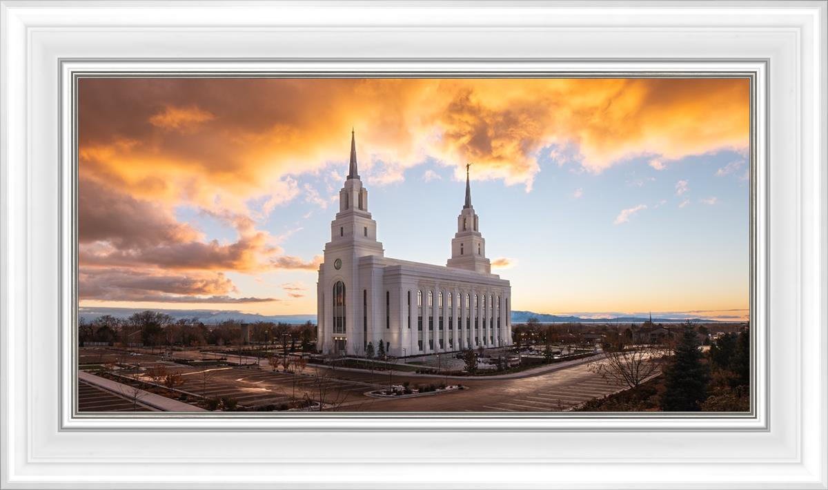 Layton Utah Fire in The Sky