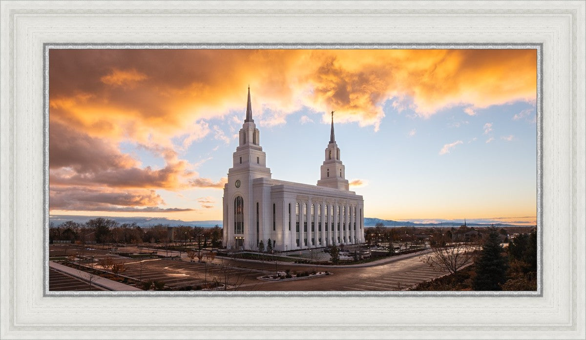 Layton Utah Fire in The Sky