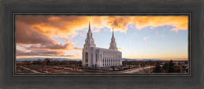 Layton Utah Fire in The Sky