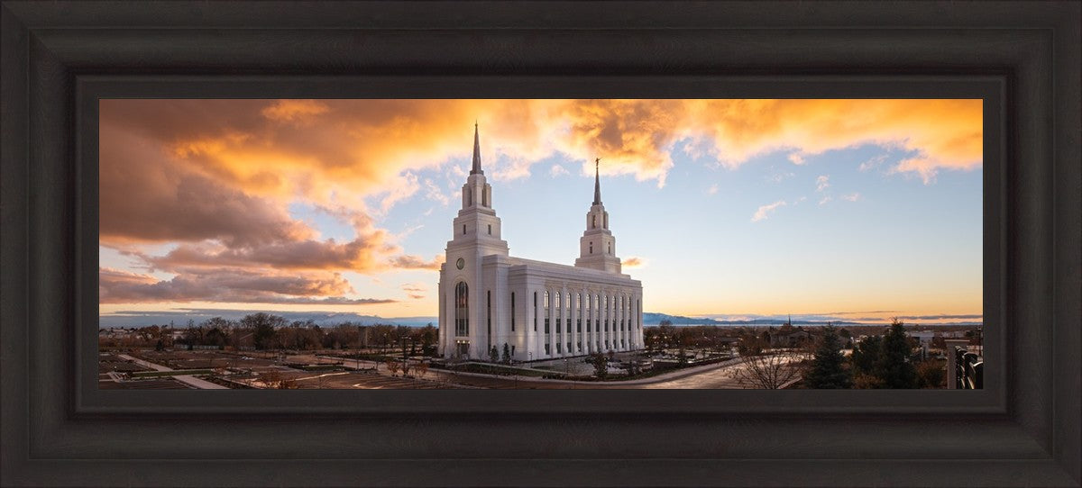 Layton Utah Fire in The Sky