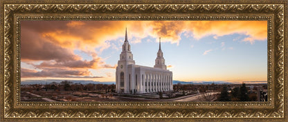 Layton Utah Fire in The Sky