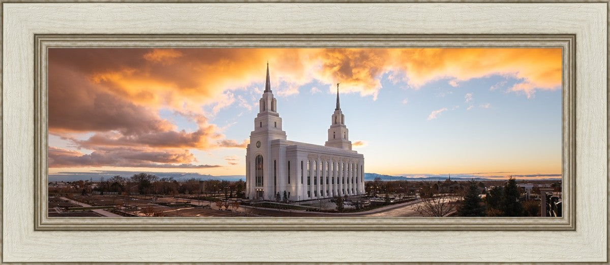 Layton Utah Fire in The Sky