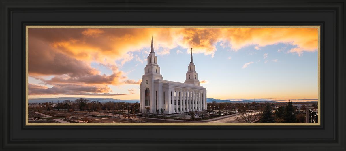 Layton Utah Fire in The Sky