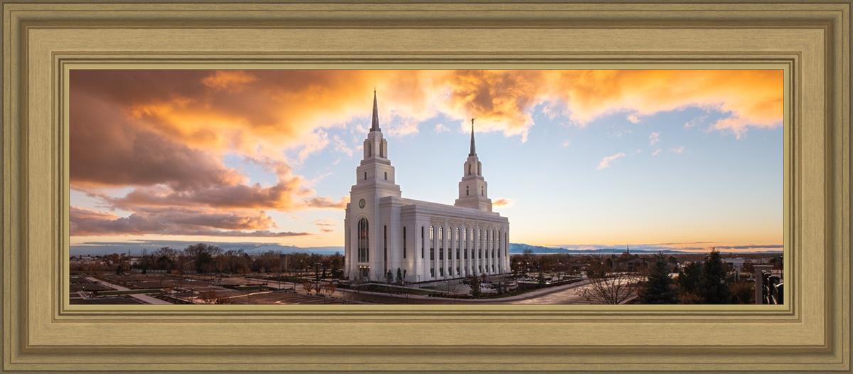 Layton Utah Fire in The Sky