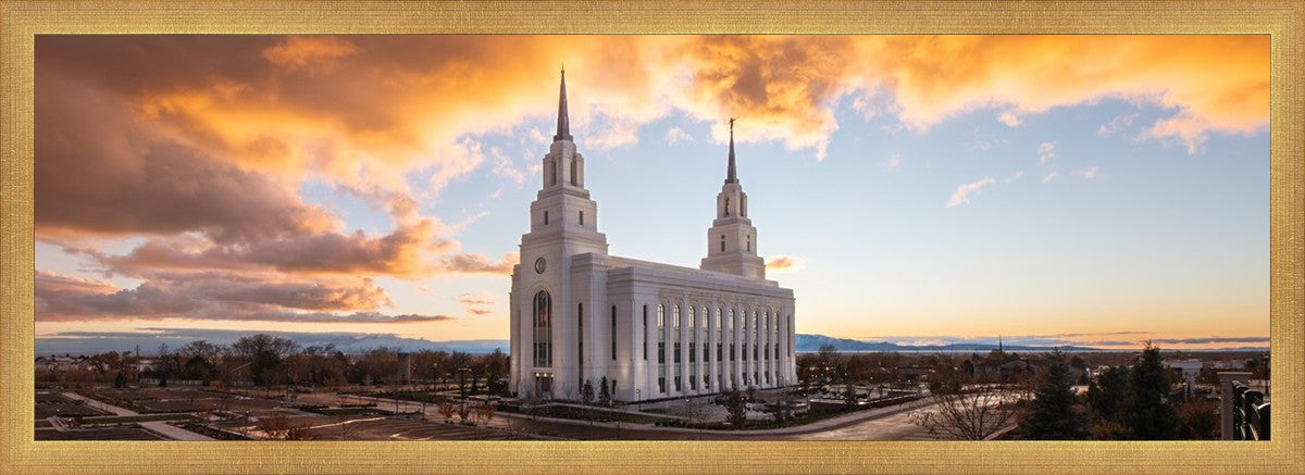 Layton Utah Fire in The Sky