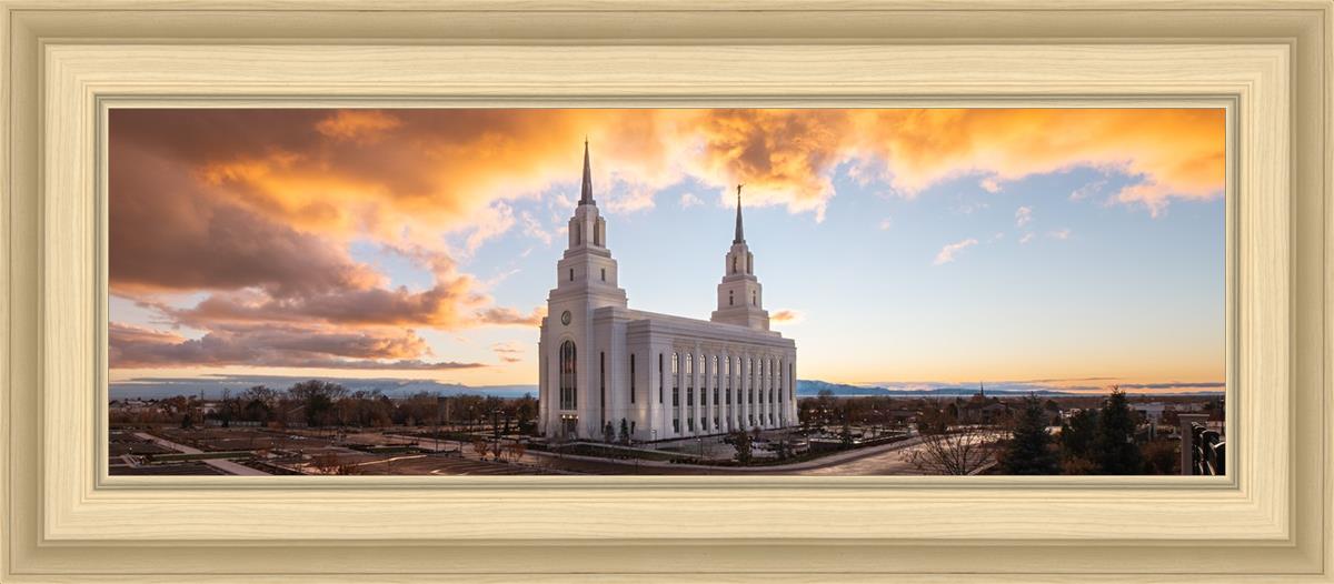 Layton Utah Fire in The Sky