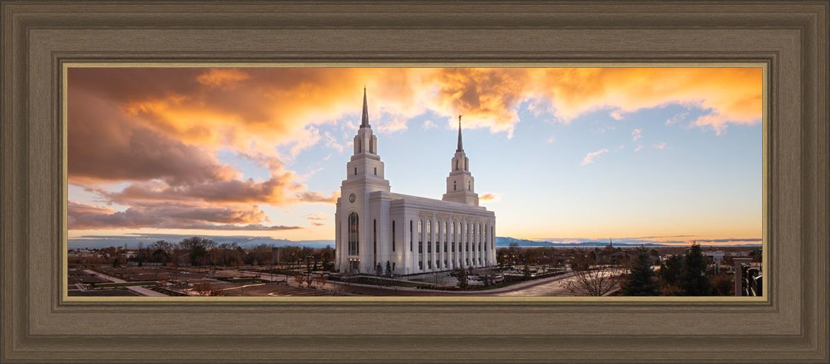 Layton Utah Fire in The Sky