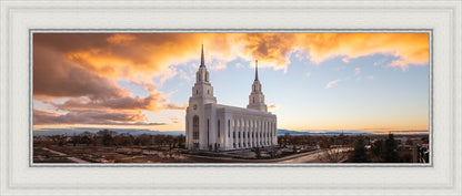 Layton Utah Fire in The Sky