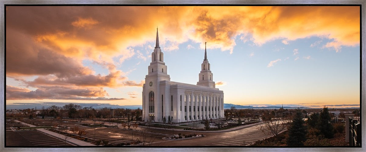 Layton Utah Fire in The Sky