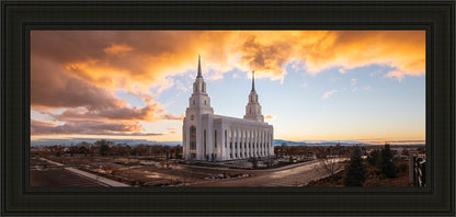 Layton Utah Fire in The Sky