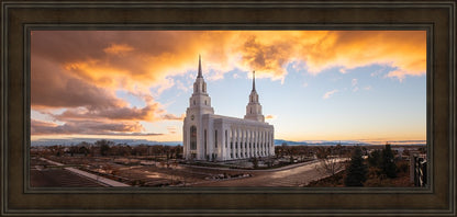 Layton Utah Fire in The Sky