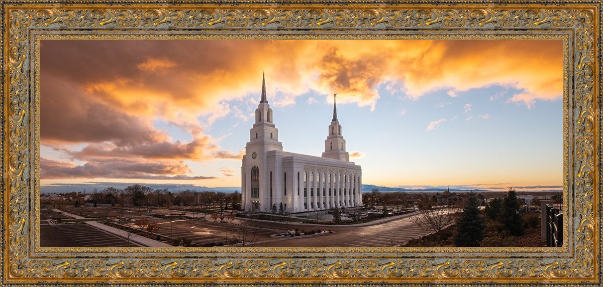 Layton Utah Fire in The Sky