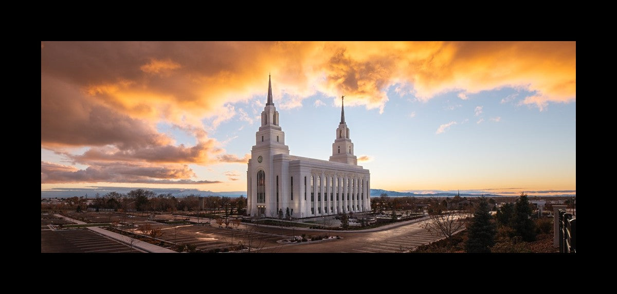 Layton Utah Fire in The Sky