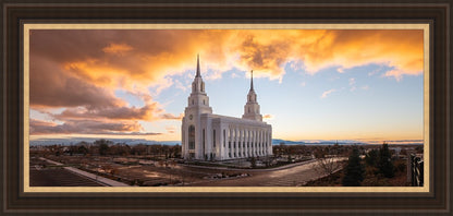 Layton Utah Fire in The Sky