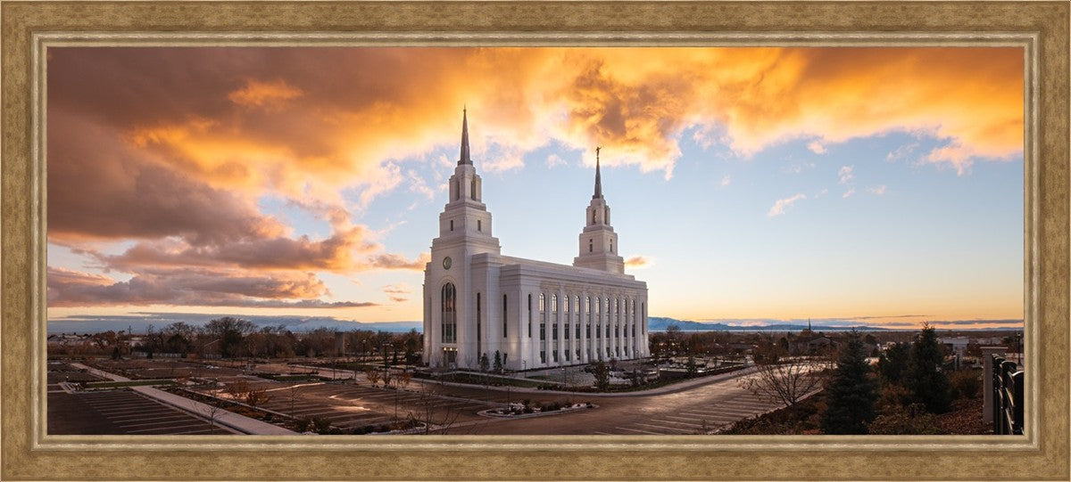 Layton Utah Fire in The Sky