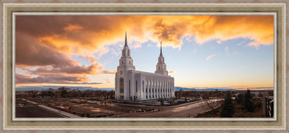 Layton Utah Fire in The Sky