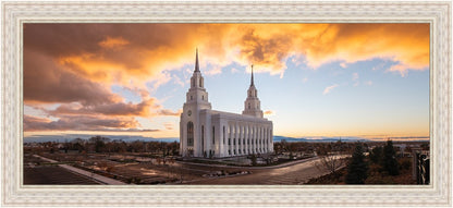 Layton Utah Fire in The Sky