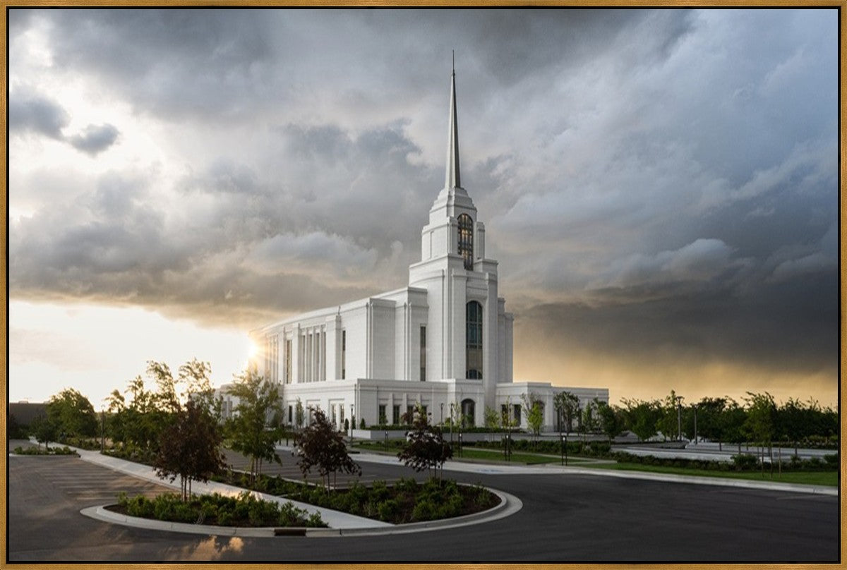 Syracuse Utah Safety in The Storm Large Wall Art Gallery Wrap