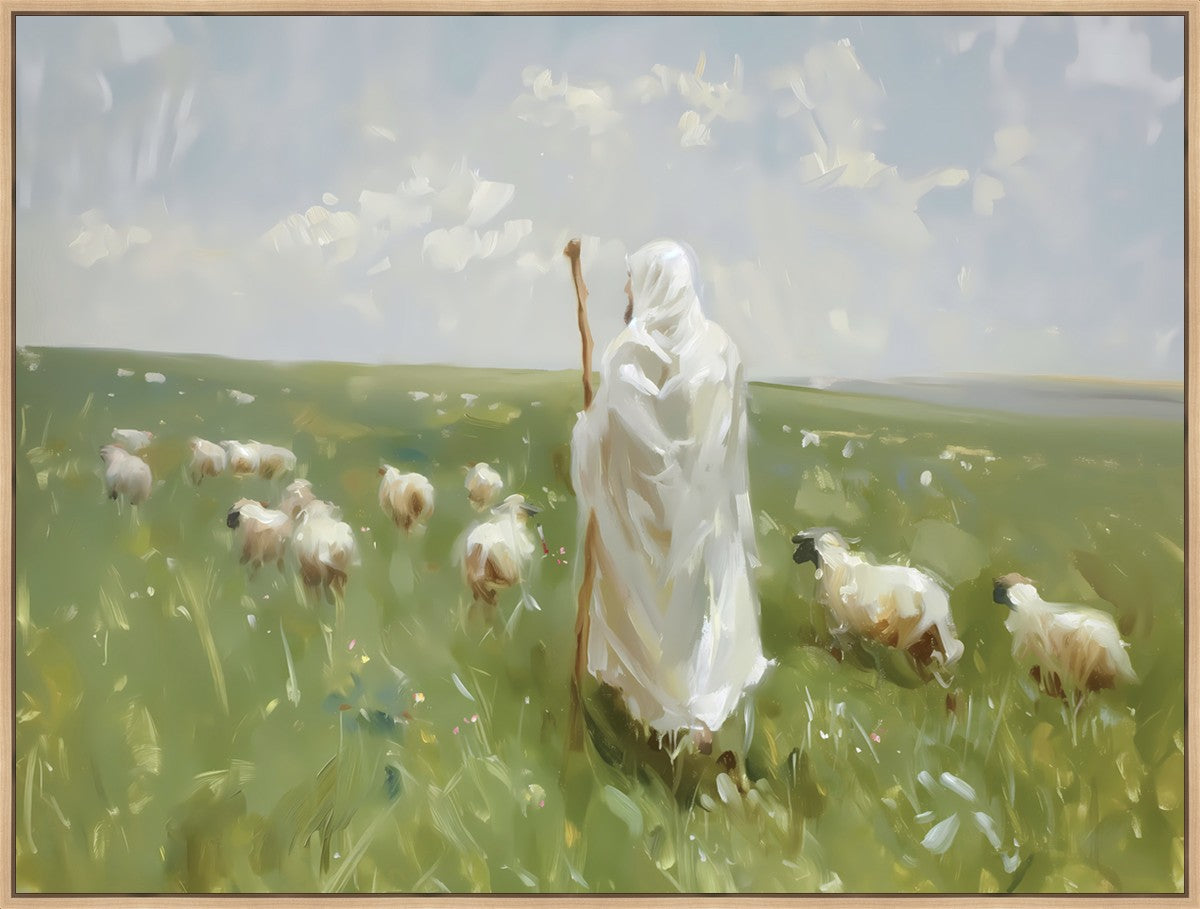 He Leadeth My Soul Large Wall Art Gallery Wrap