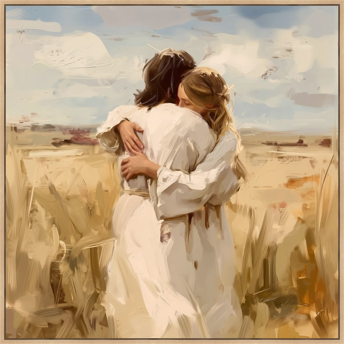 Divine Embrace Large Wall Art Gallery Wrap