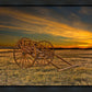 Handcart at Sunset