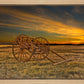 Handcart at Sunset