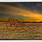 Handcart at Sunset