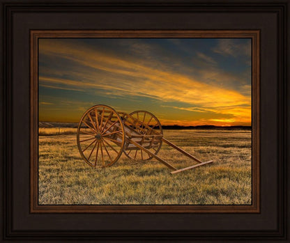 Handcart at Sunset