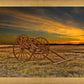 Handcart at Sunset