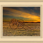 Handcart at Sunset