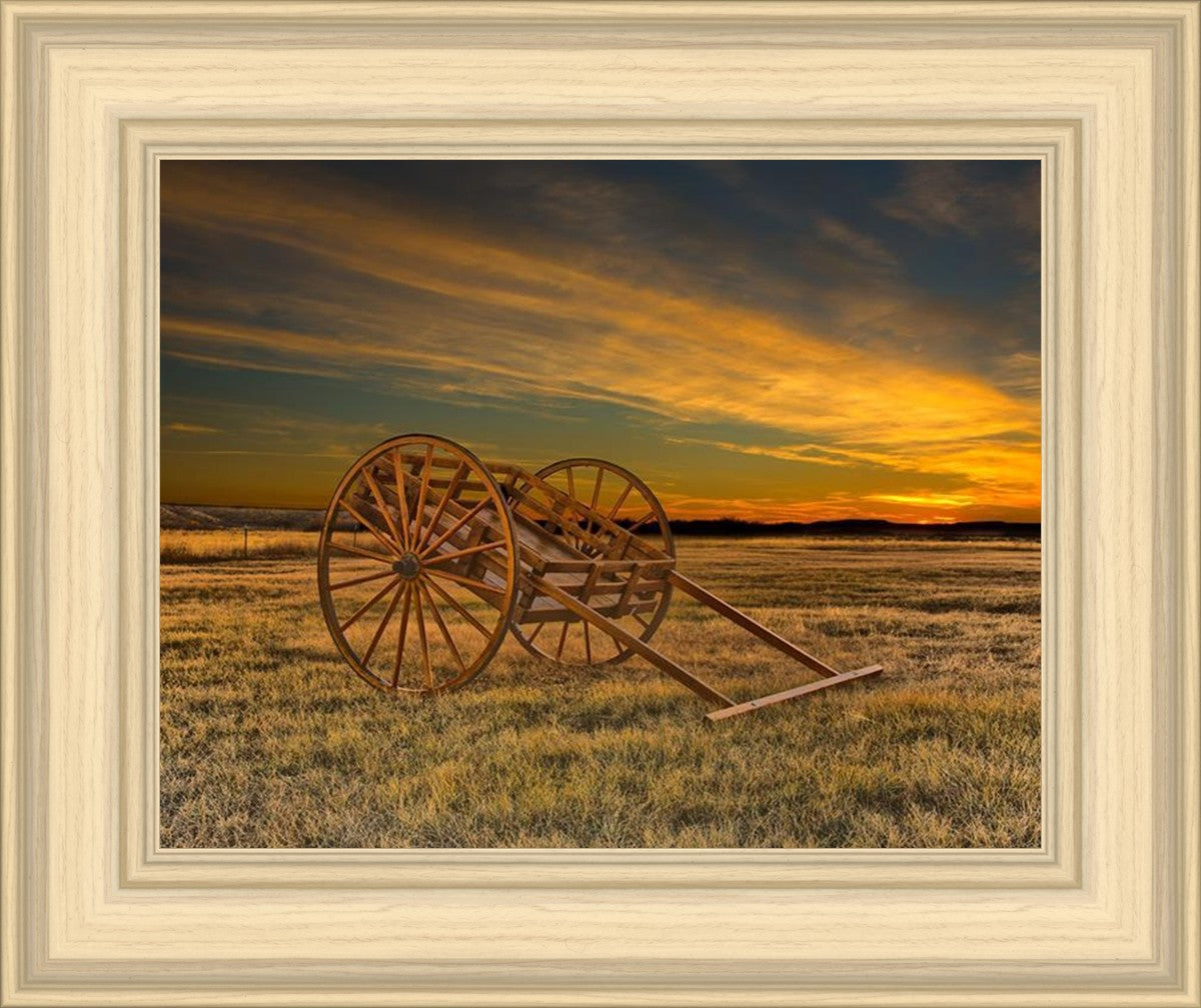 Handcart at Sunset