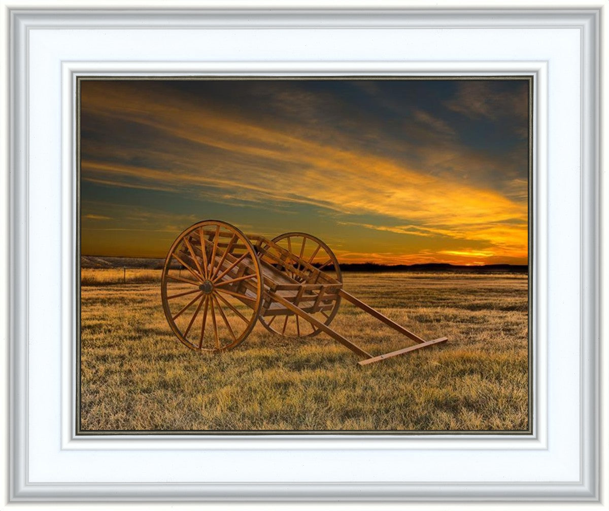 Handcart at Sunset
