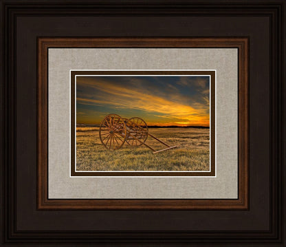 Handcart at Sunset