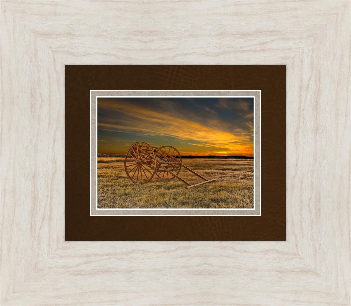 Handcart at Sunset