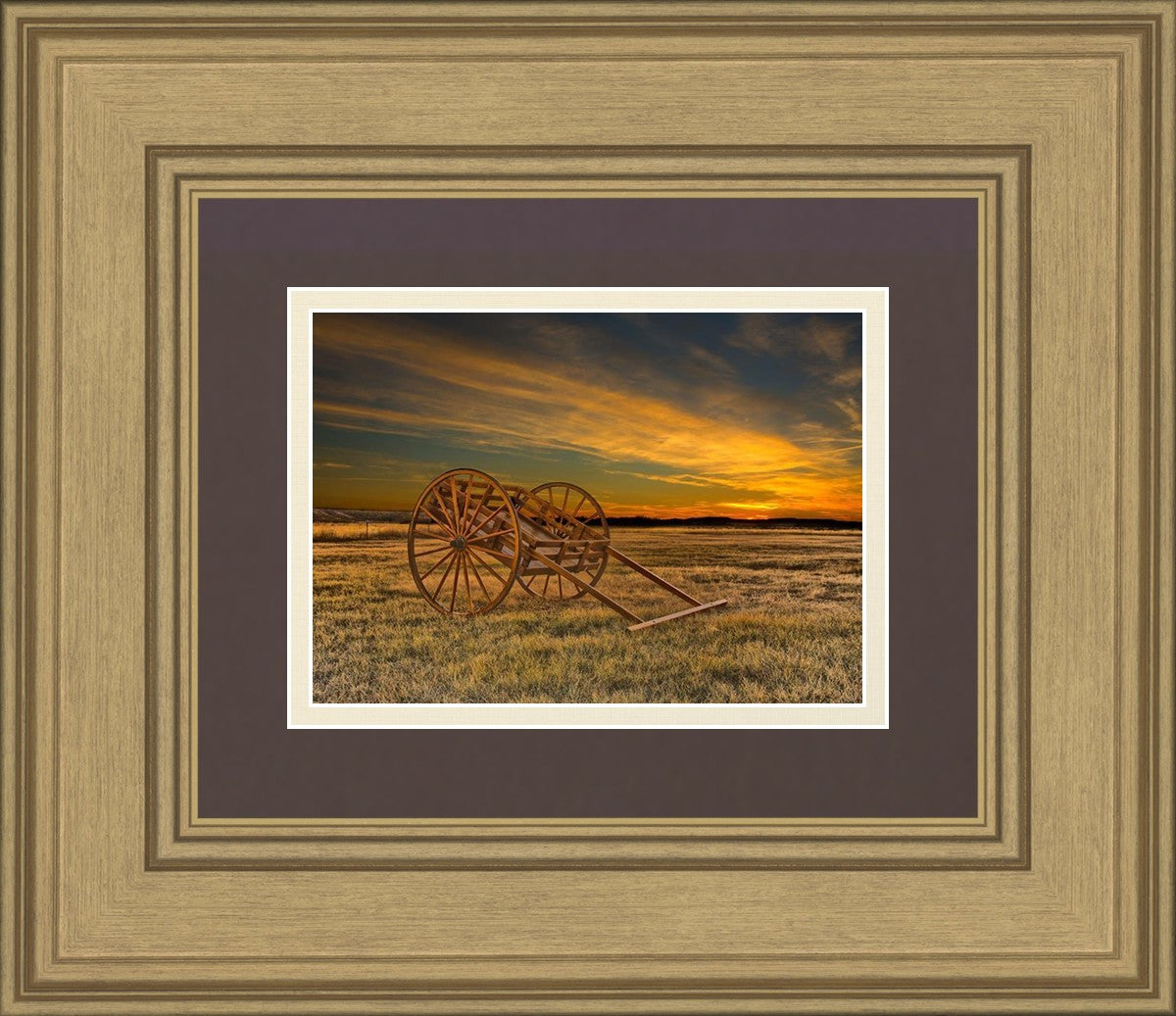 Handcart at Sunset