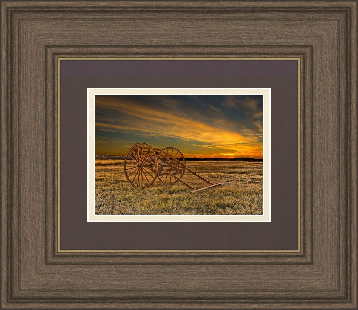 Handcart at Sunset