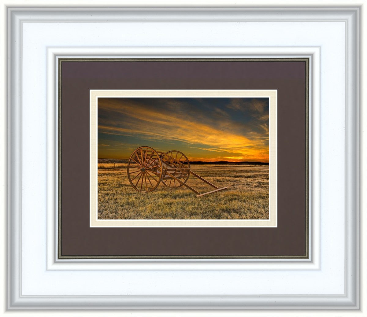 Handcart at Sunset