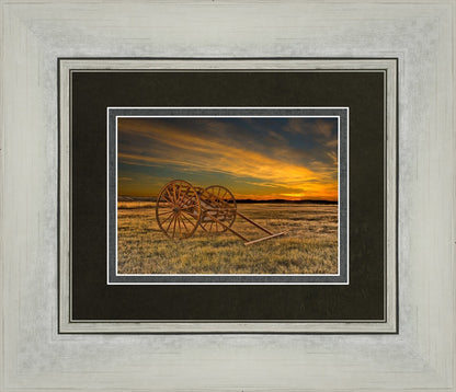 Handcart at Sunset