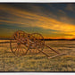 Handcart at Sunset