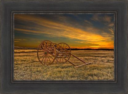 Handcart at Sunset