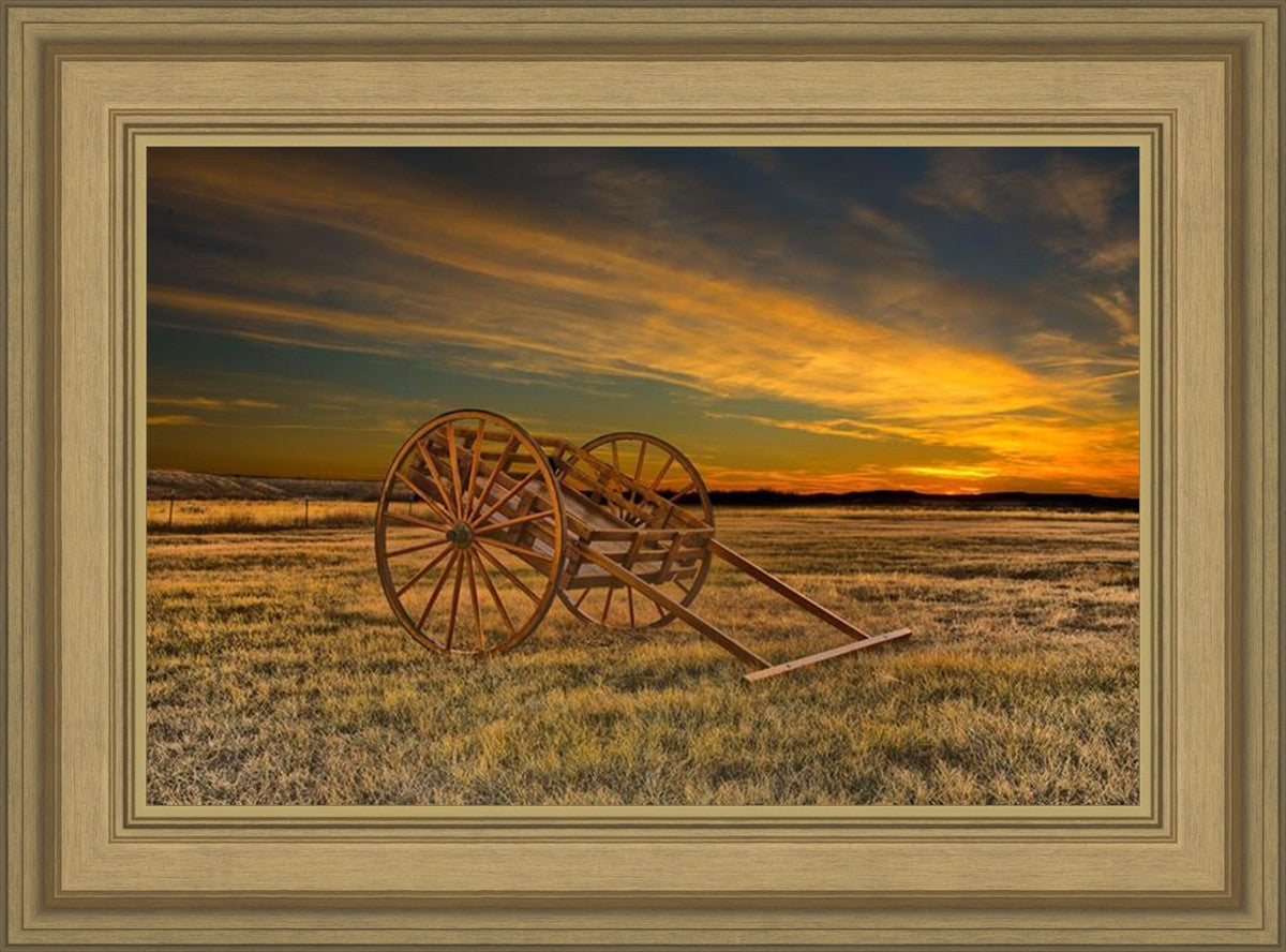 Handcart at Sunset