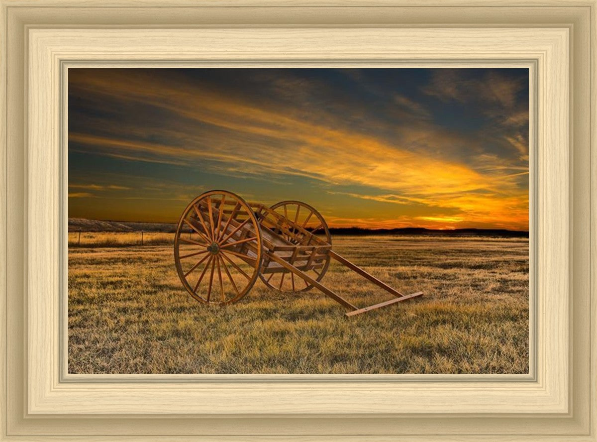 Handcart at Sunset