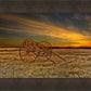 Handcart at Sunset
