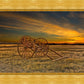 Handcart at Sunset