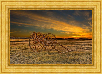 Handcart at Sunset