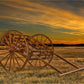 Handcart at Sunset