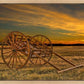 Handcart at Sunset