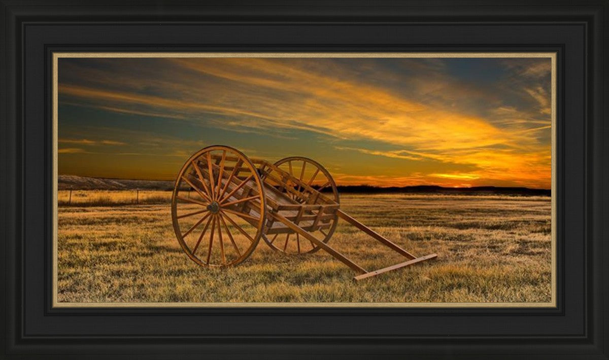 Handcart at Sunset