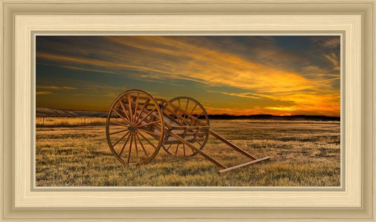 Handcart at Sunset