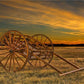 Handcart at Sunset